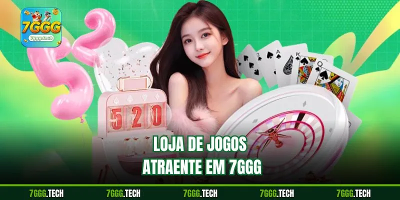 Loja de jogos atraente em 7ggg